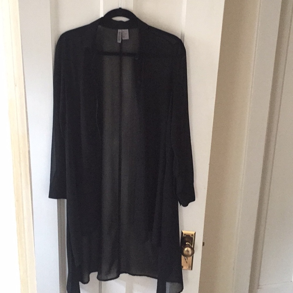 H&M Sheer Black Maxi Top. Size 4